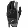 Nike All Weather Golf Glove Black/White (Pair Pack) -TaylorMade Sales Store Nike All Weather Golf Glove Black White 1